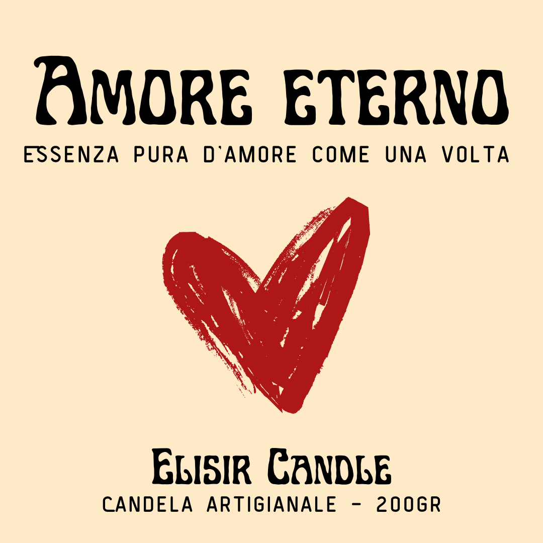 Amore eterno - Candela artigianale