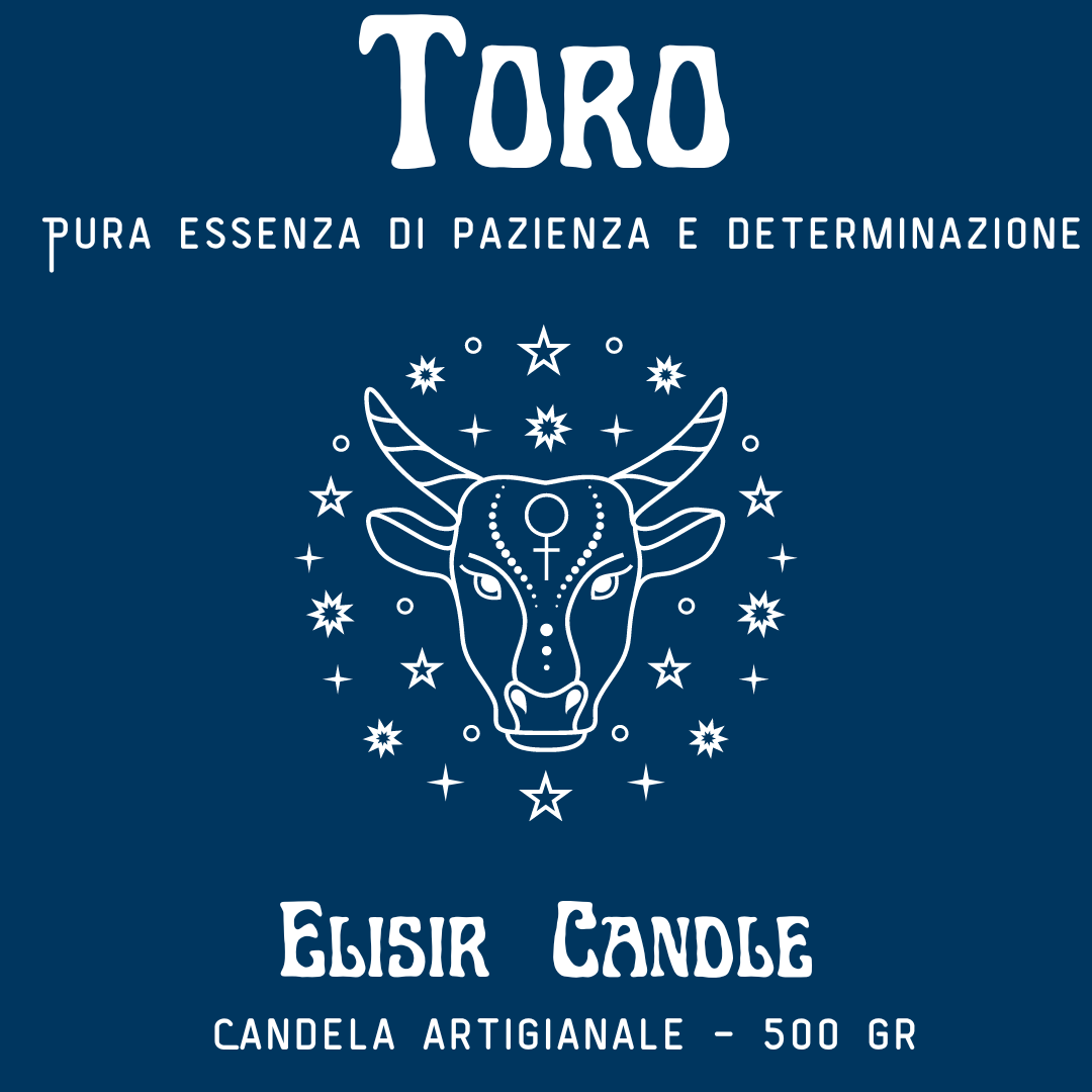 Toro - Candela zodiacale 500 gr