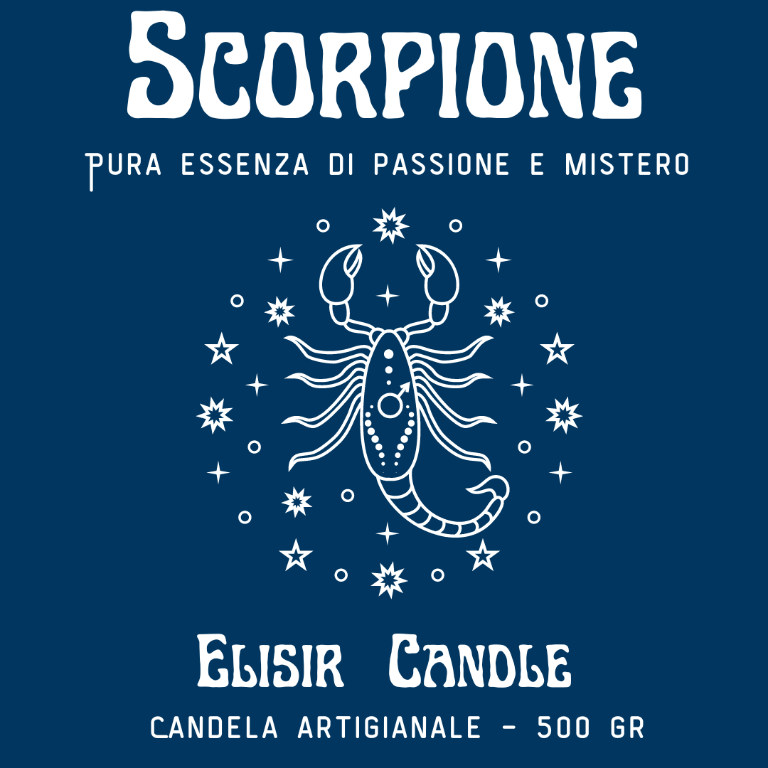 Scorpione - Candela zodiacale 500 gr