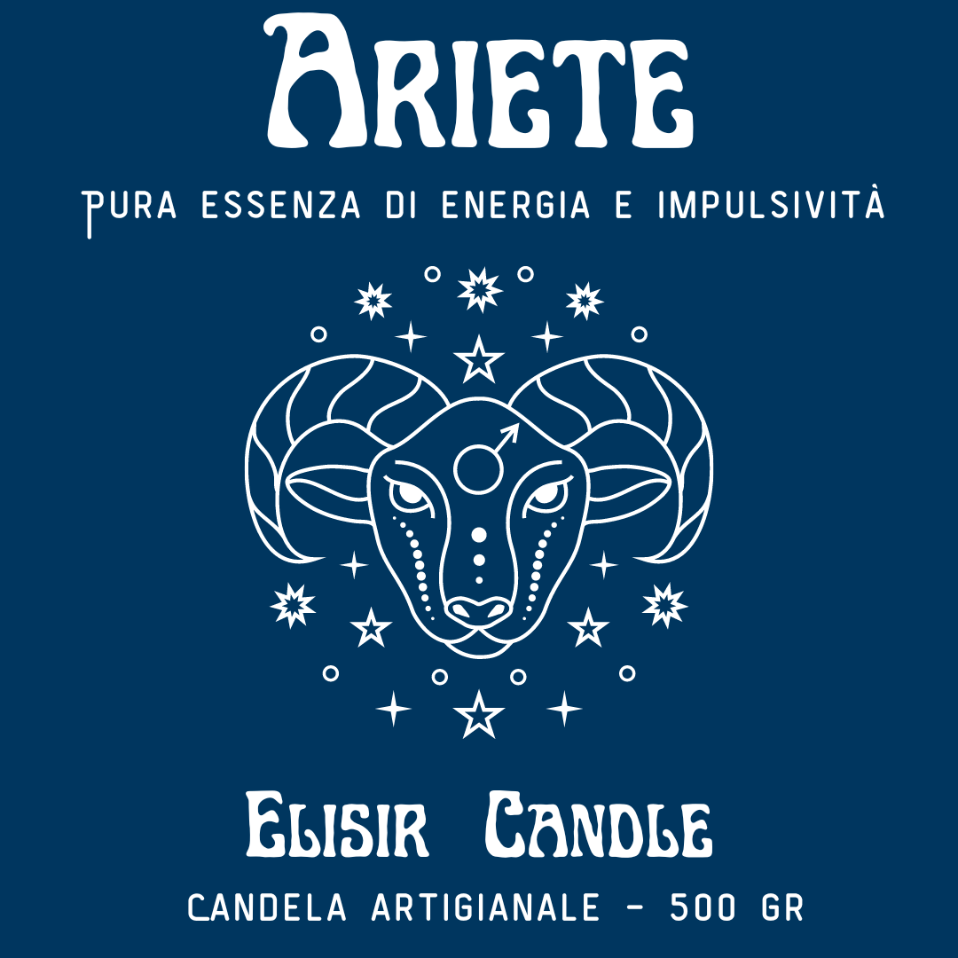 Ariete - Candela zodiacale 500 gr