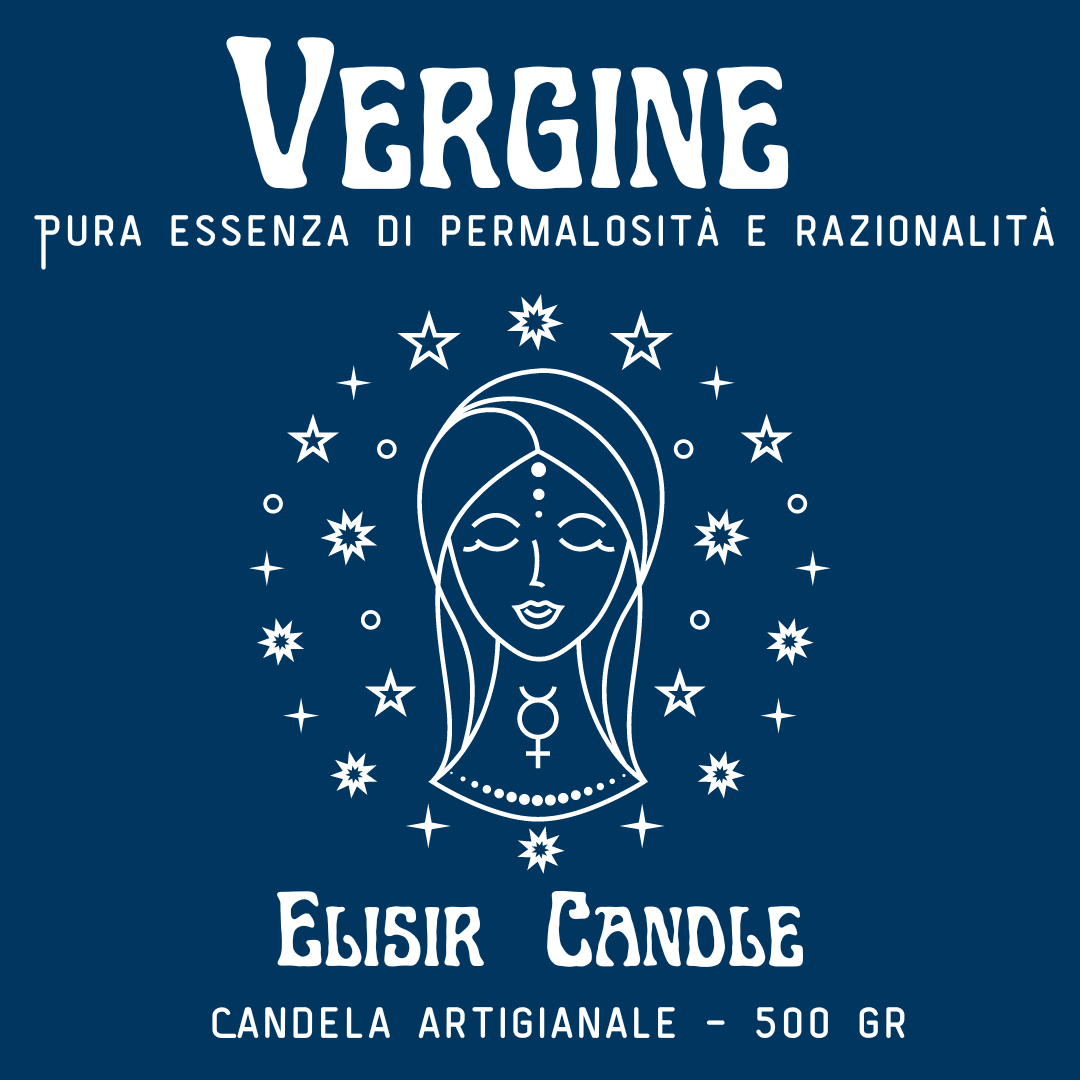 Vergine - Candela Zodiacale 500gr