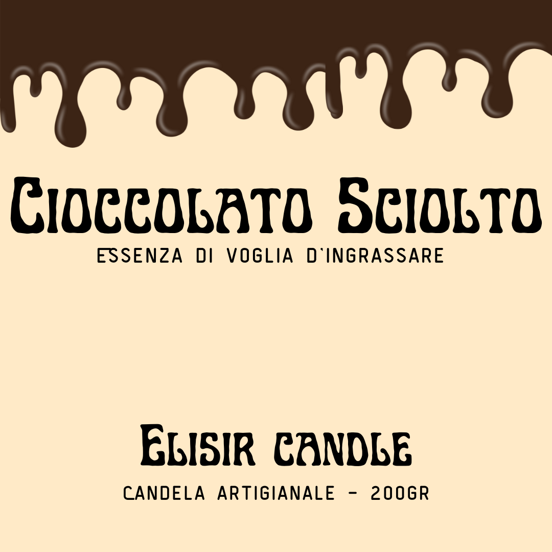 Cioccolato Sciolto - Candela artigianale