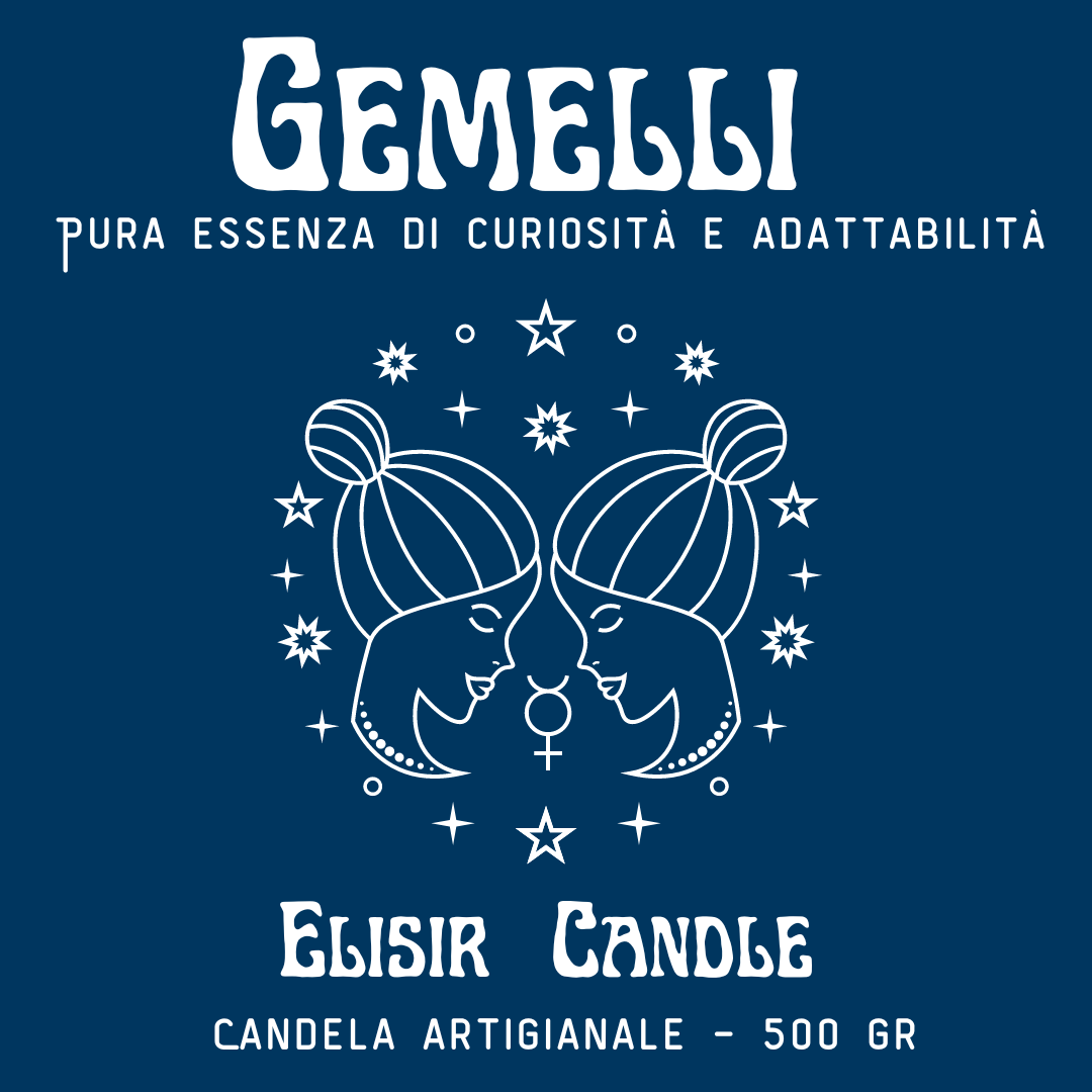 Gemelli - Candela zodiacale 500 gr