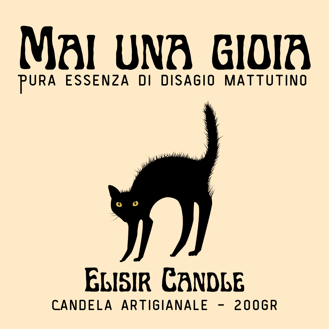 Mai una gioia - candela artigianale