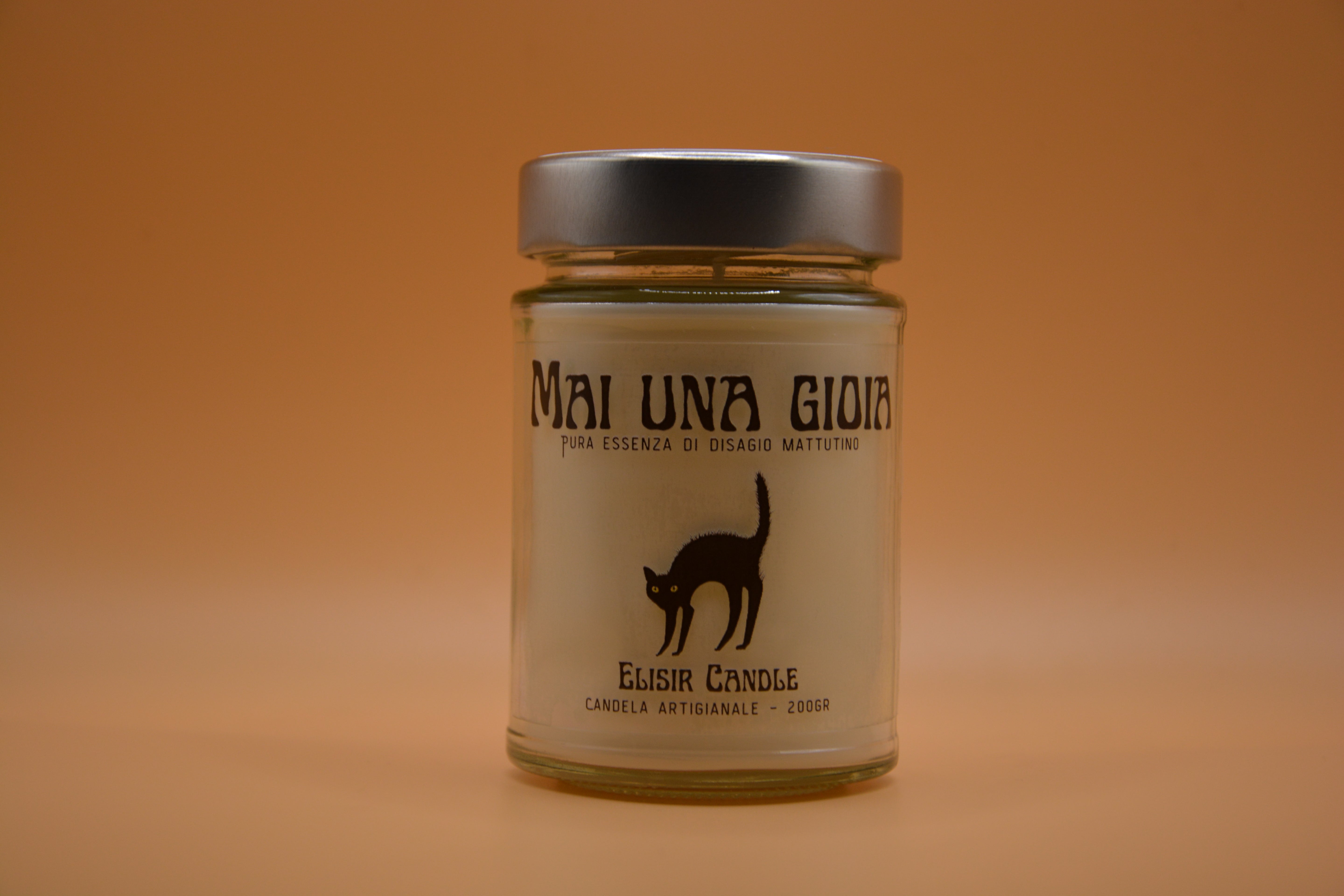 Mai una gioia - candela artigianale