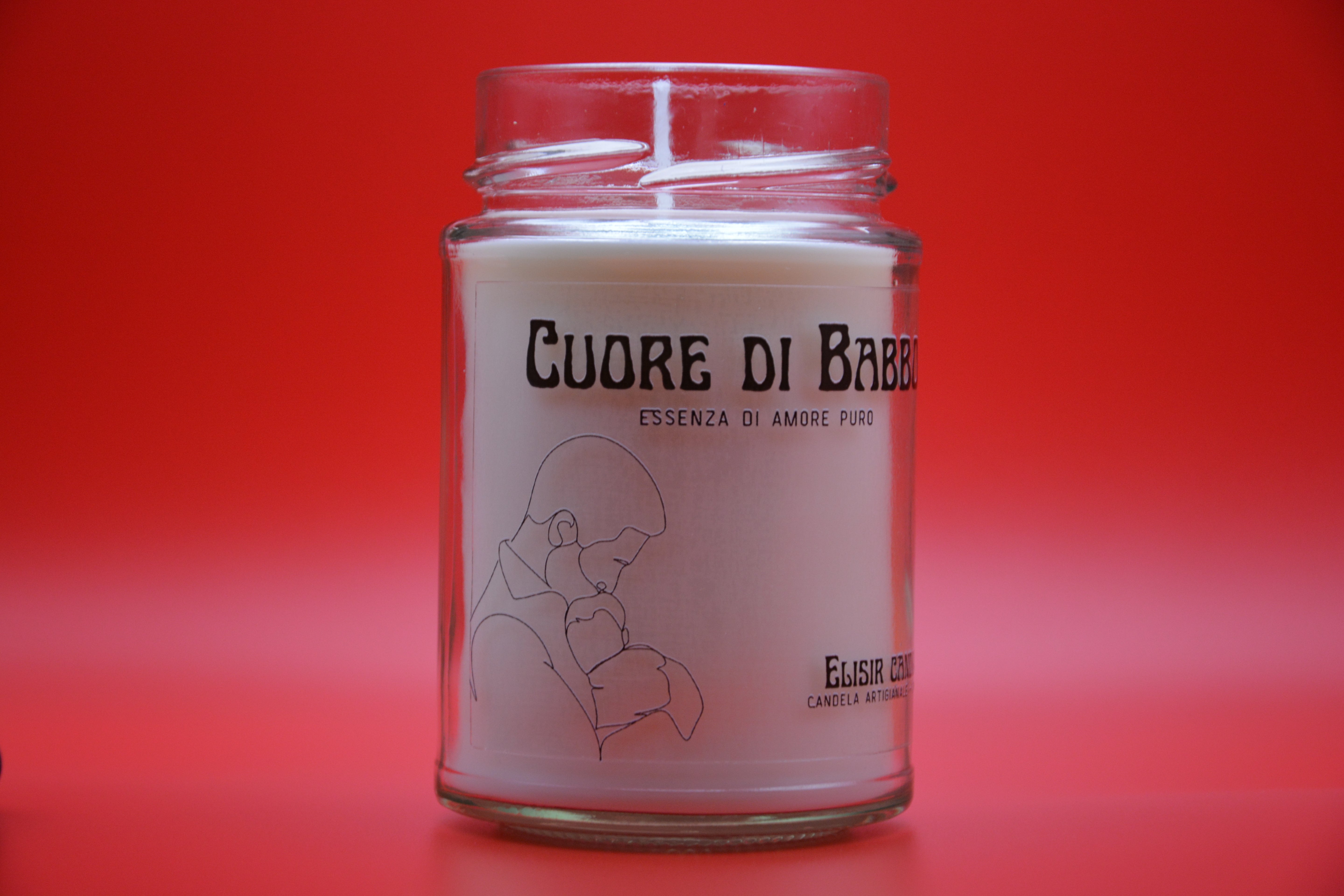 Cuore di Babbo - Candela artigianale