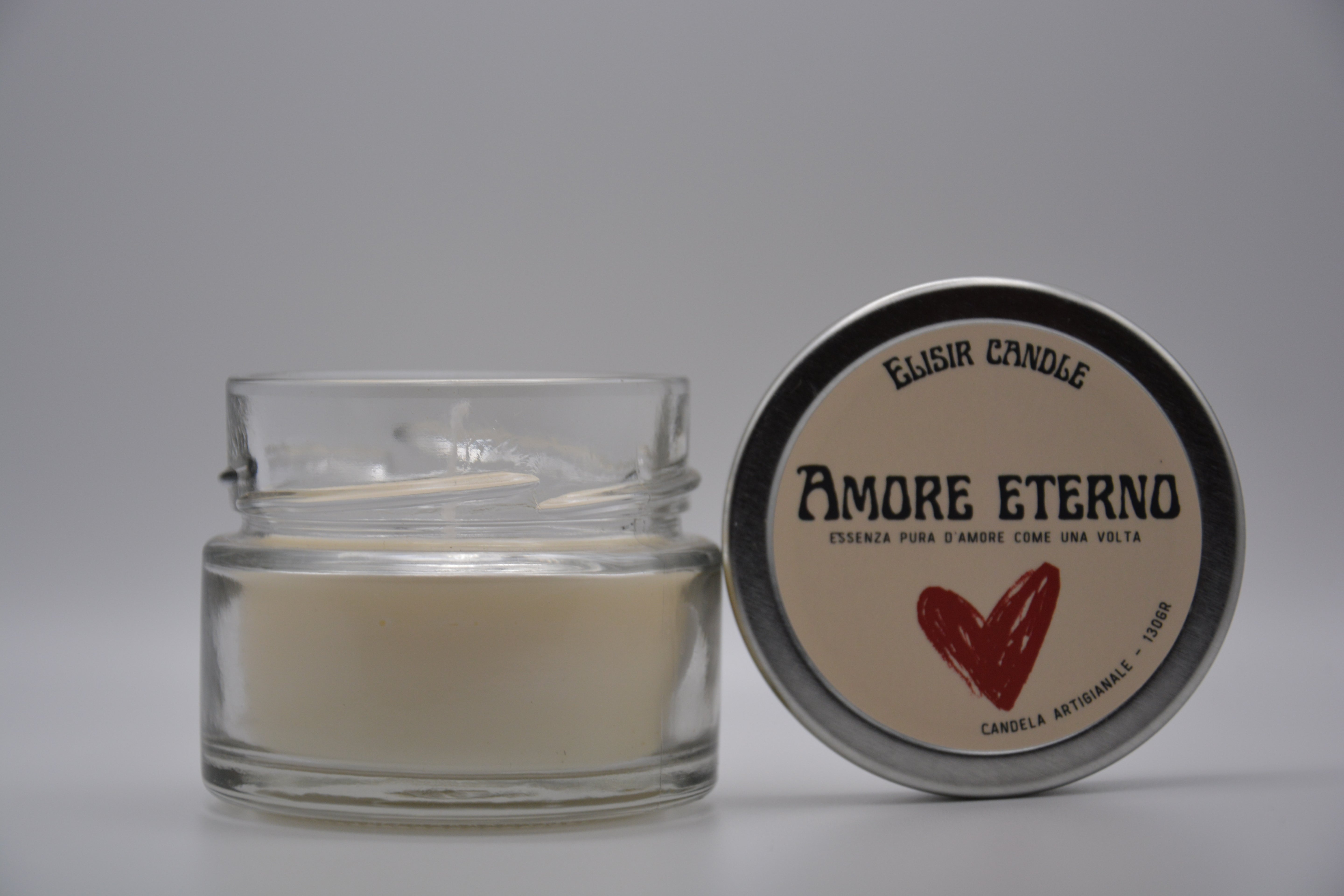 Amore eterno - Candela artigianale