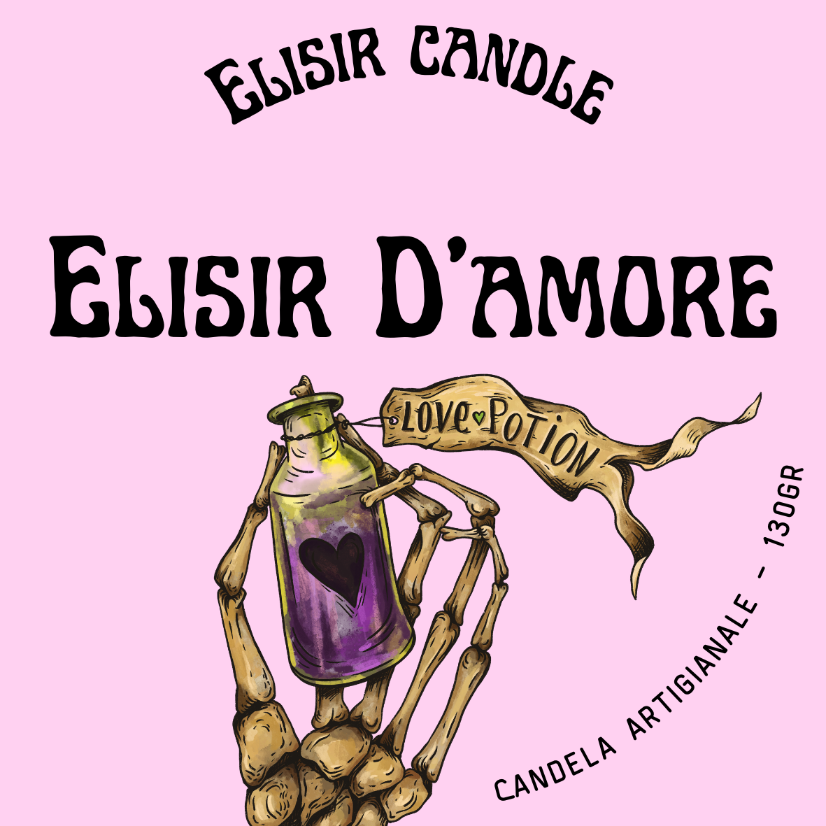 Elisir D'amore - candela artigianale